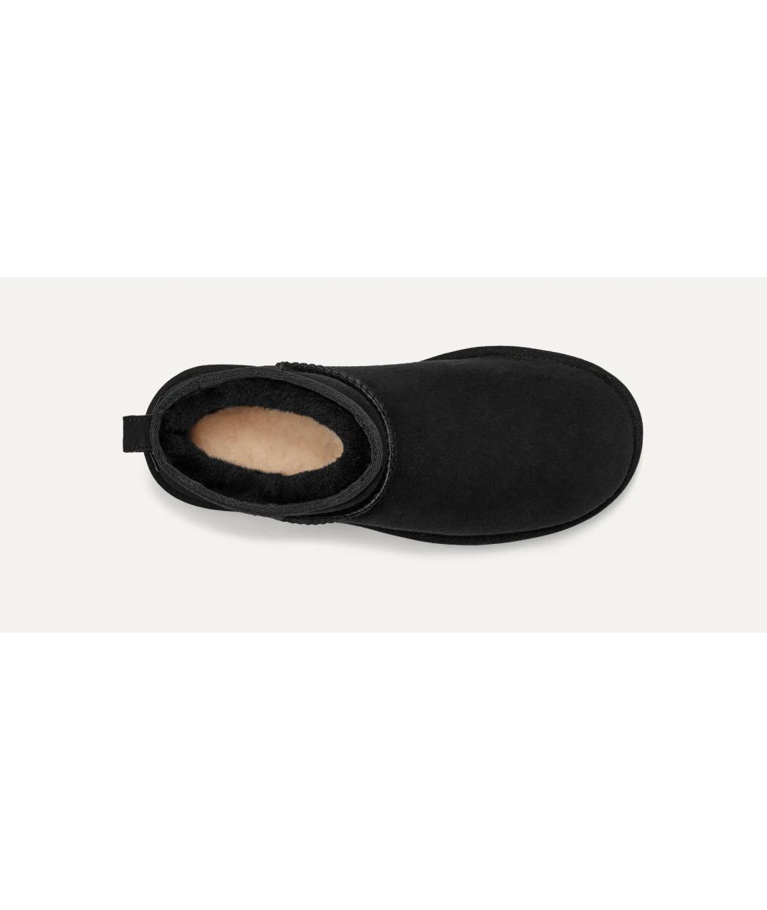 UGG AUSTRALIA Черные нубуковые ботинки, фото 5