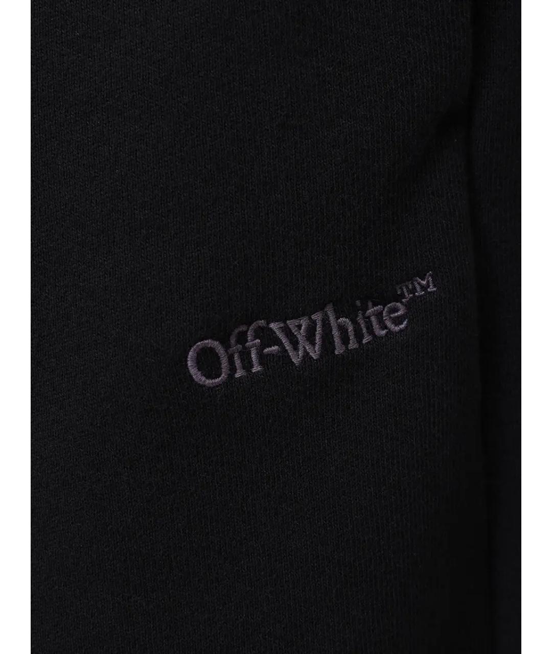 OFF-WHITE Черные хлопковые шорты, фото 6