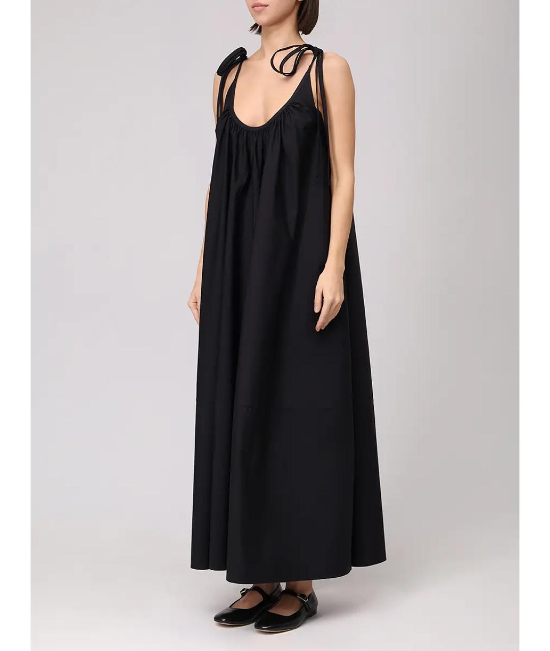 CO Черный хлопковый сарафан, фото 4