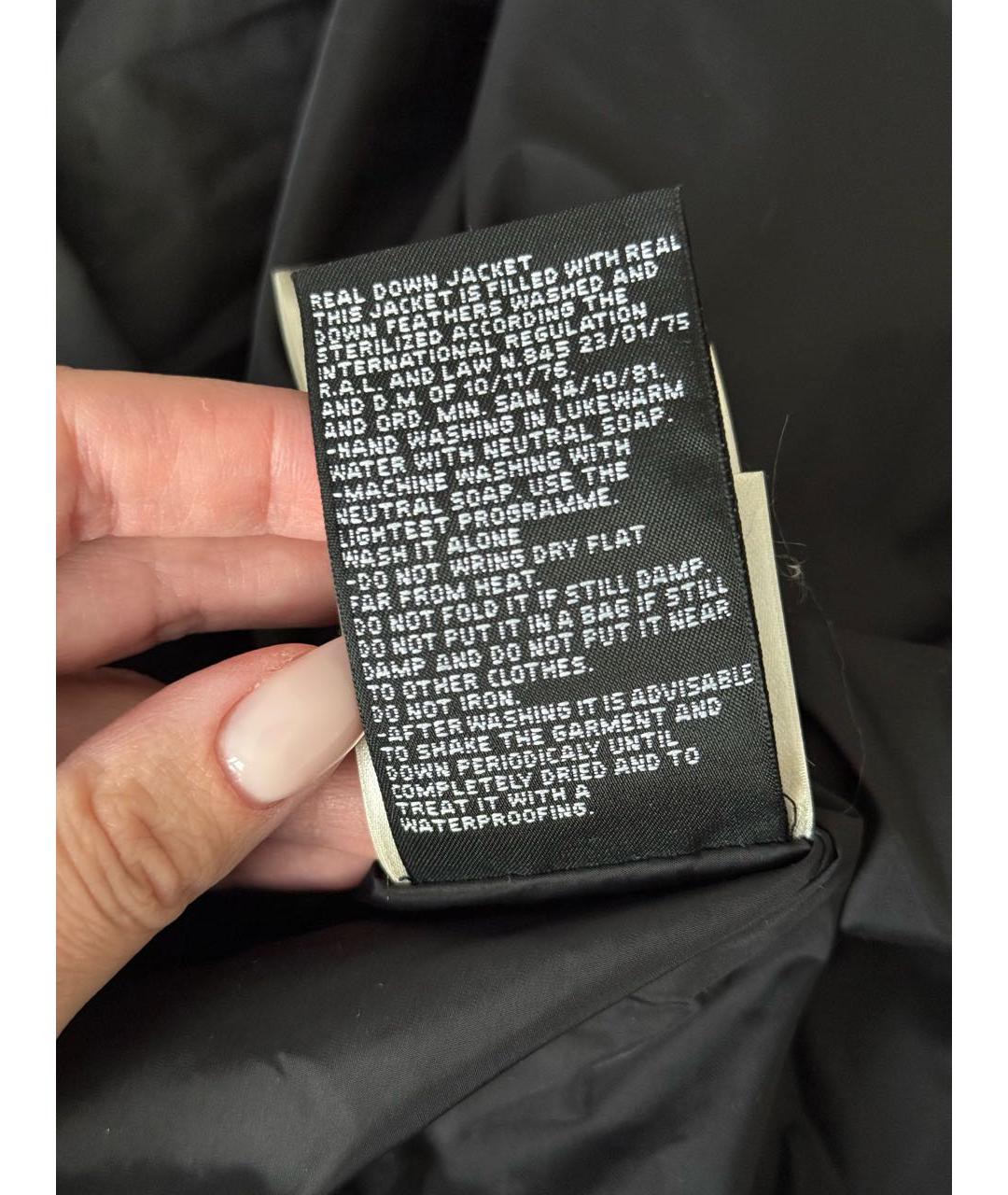 DIESEL Черный полиамидовый пуховик, фото 5