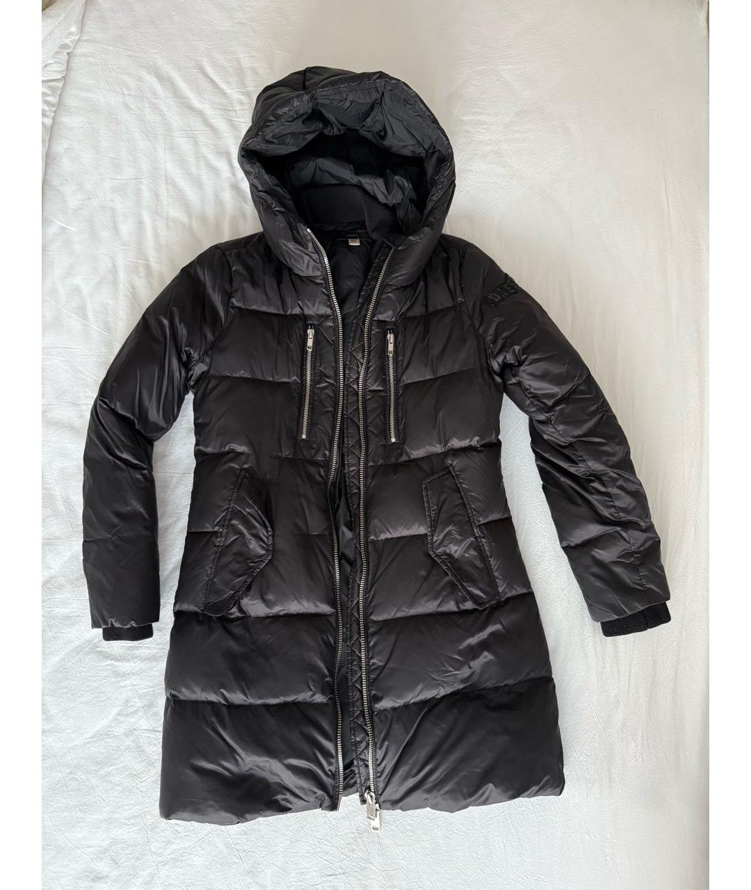 DIESEL Черный полиамидовый пуховик, фото 9