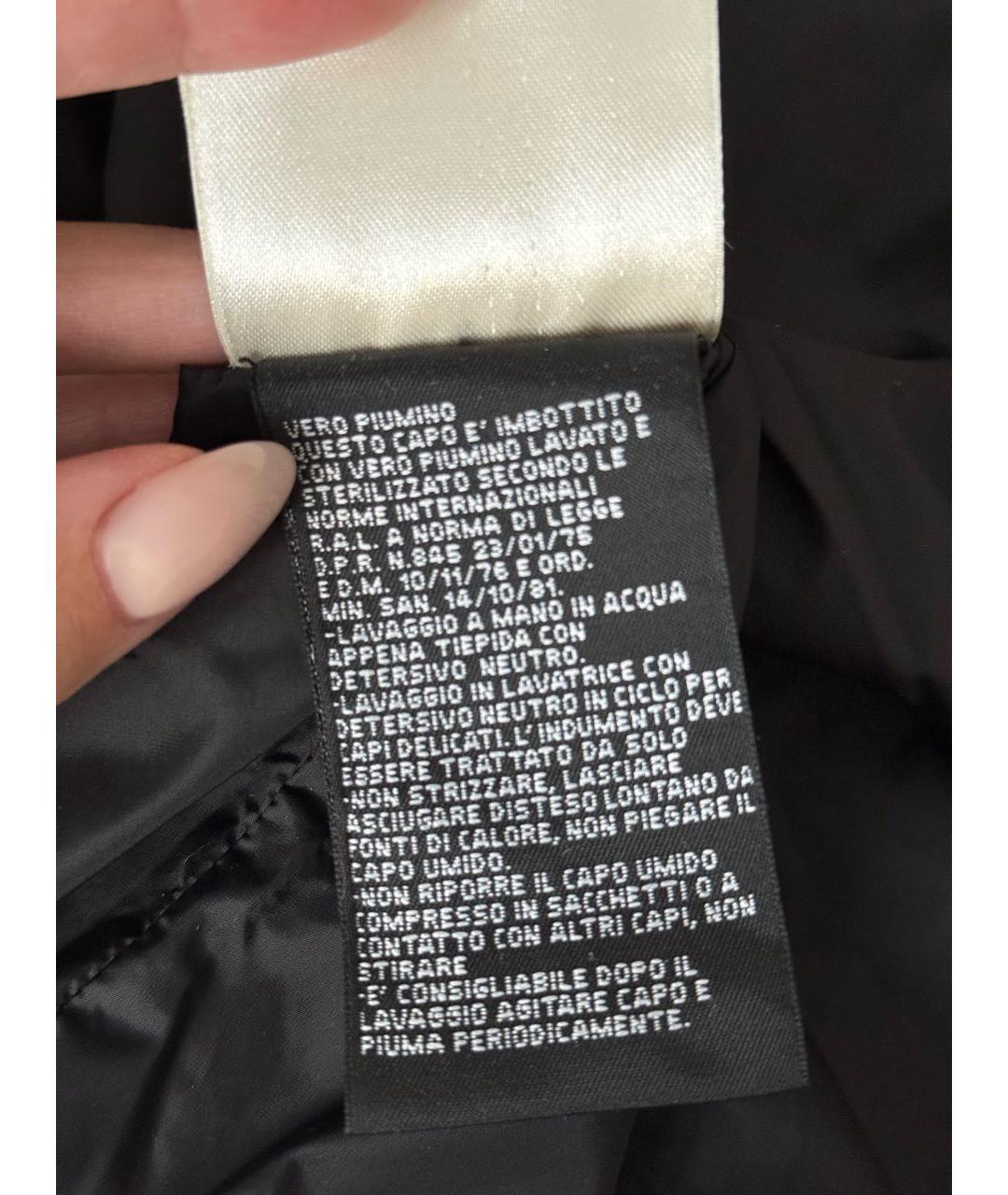 DIESEL Черный полиамидовый пуховик, фото 6