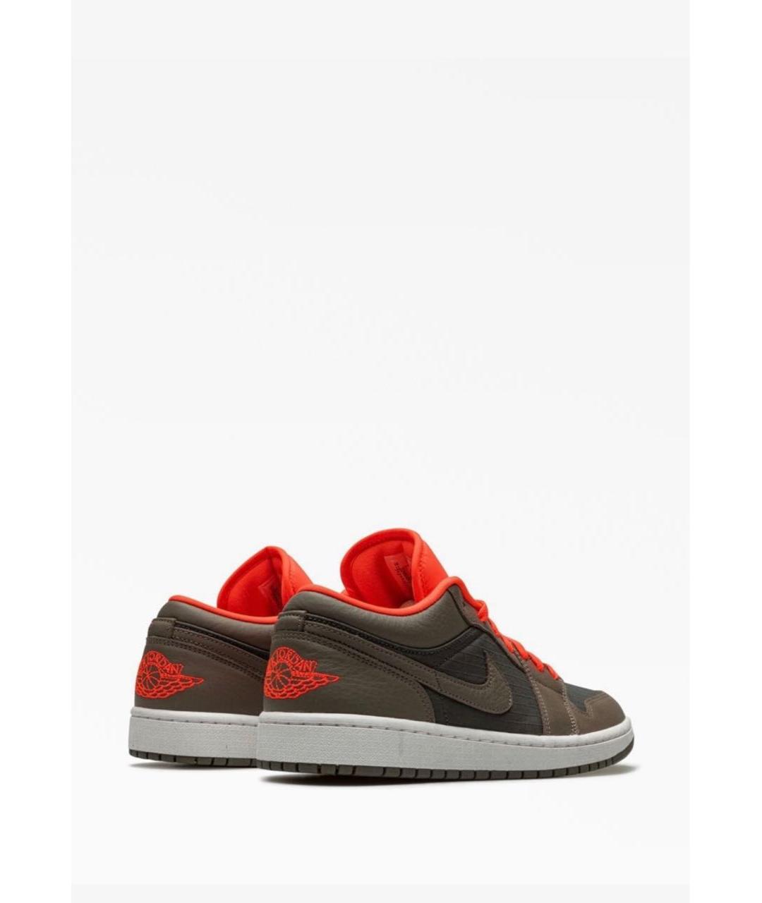 JORDAN Хаки текстильные низкие кроссовки / кеды, фото 3