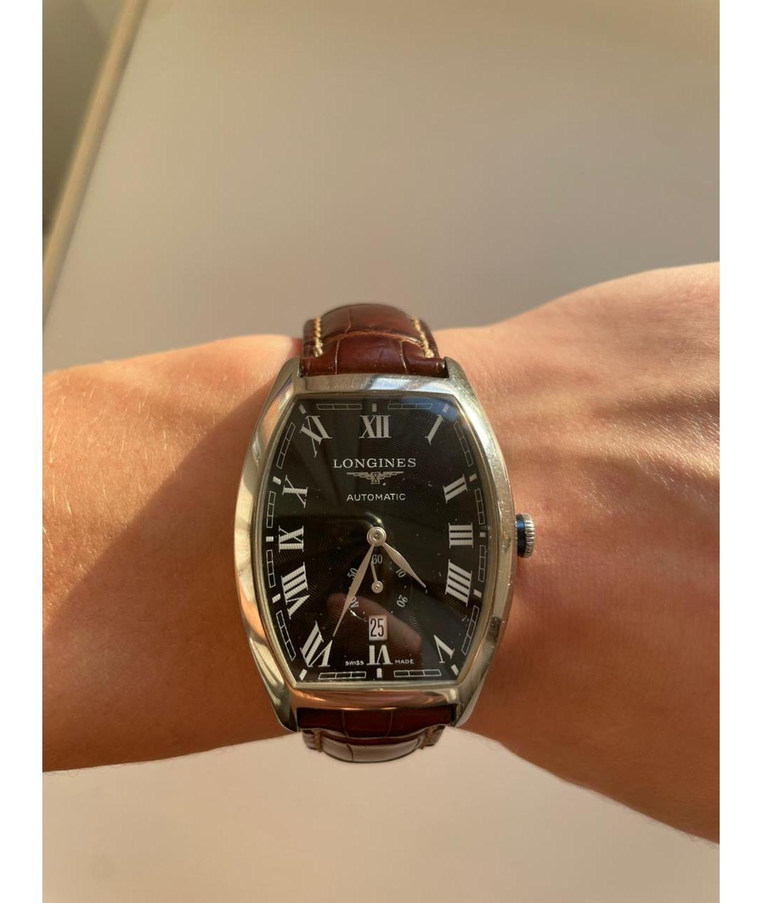 LONGINES Серебряные стальные часы, фото 4