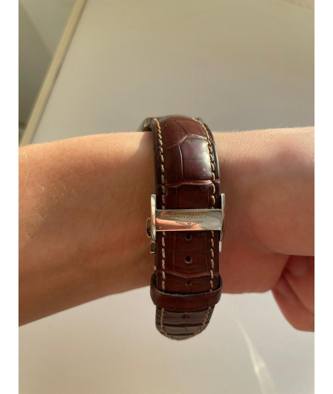 LONGINES Серебряные стальные часы, фото 2