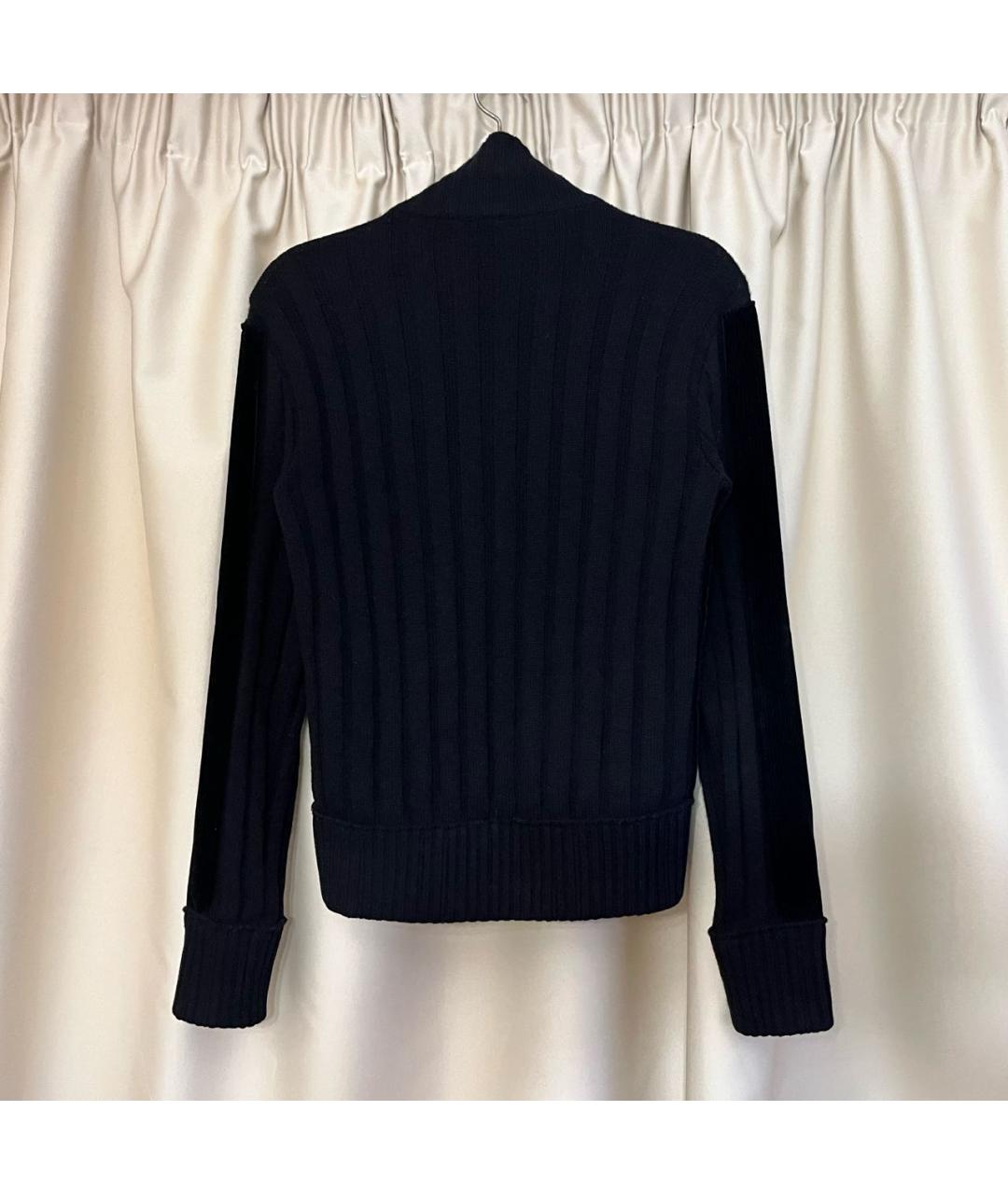 DOLCE&GABBANA Черный шерстяной кардиган, фото 6