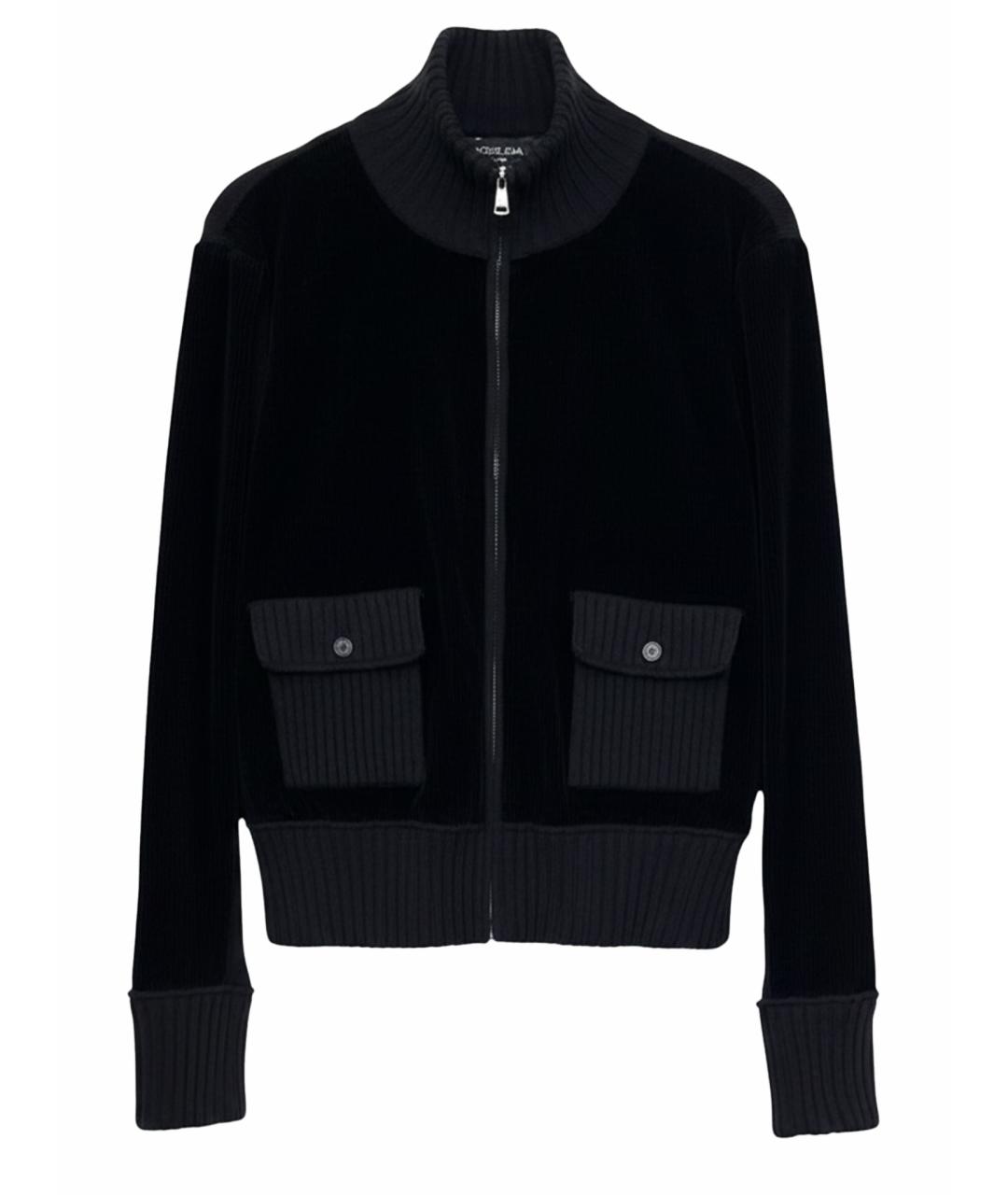 DOLCE&GABBANA Черный шерстяной кардиган, фото 1
