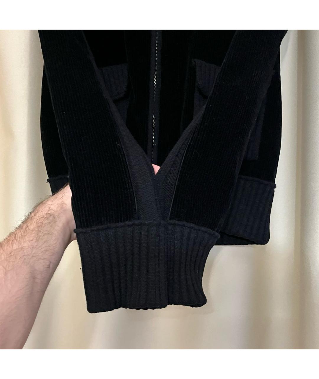 DOLCE&GABBANA Черный шерстяной кардиган, фото 4