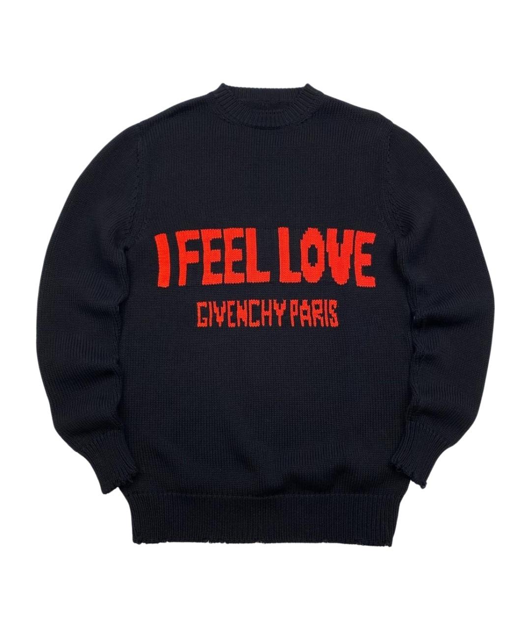 GIVENCHY Черный хлопковый джемпер / свитер, фото 1