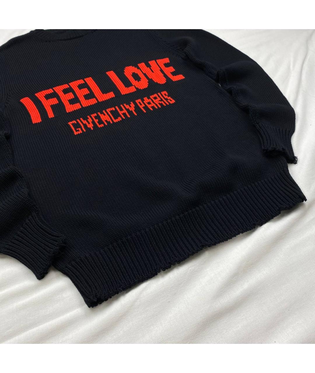 GIVENCHY Черный хлопковый джемпер / свитер, фото 4