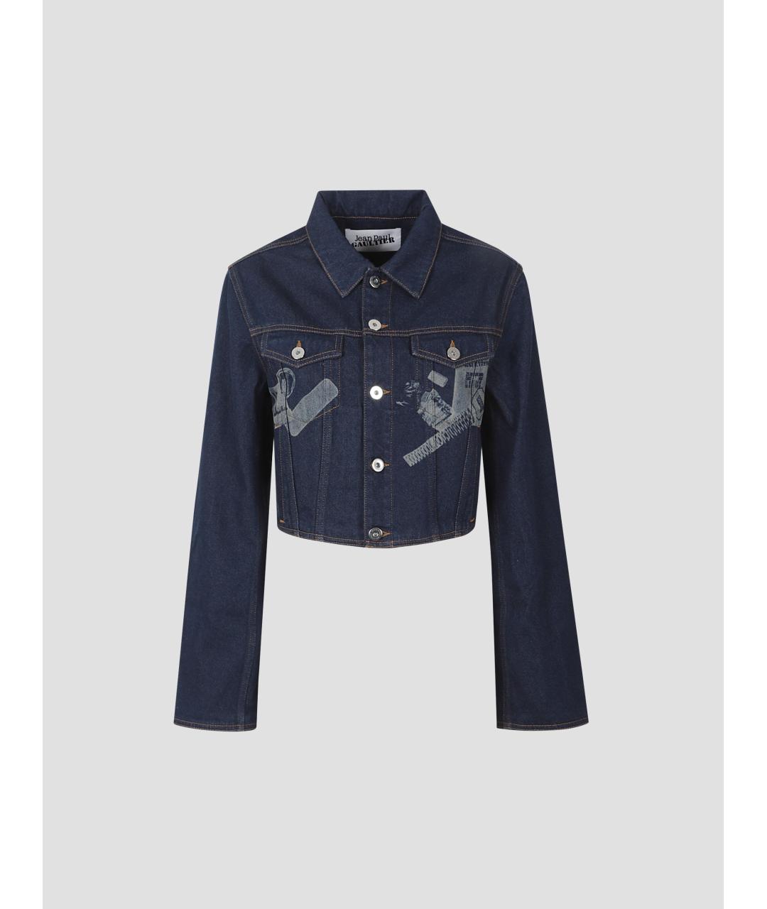 JEAN PAUL GAULTIER Синяя деним куртка, фото 4