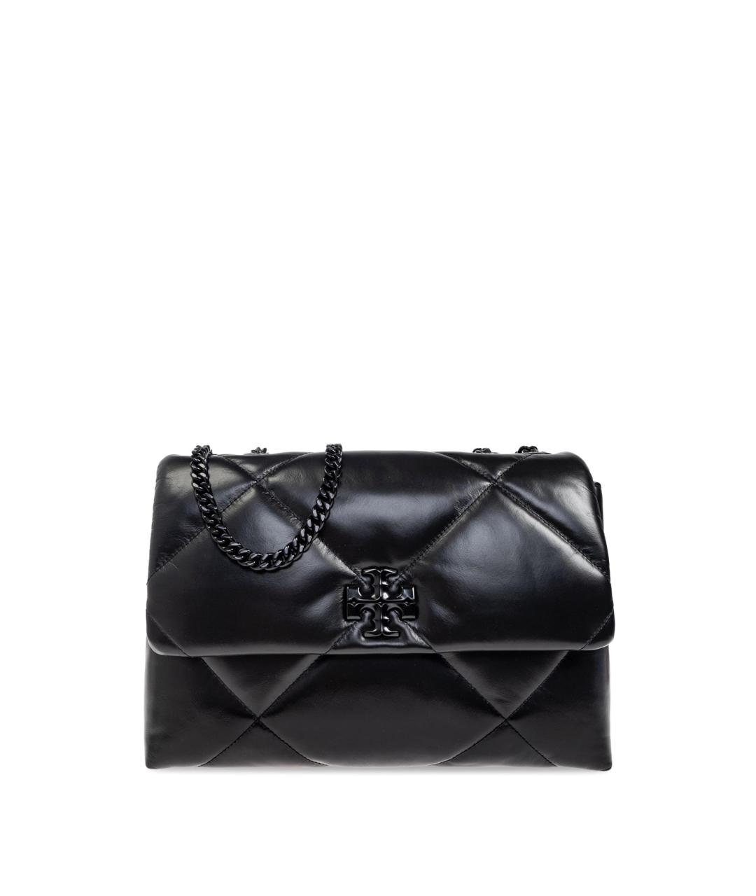 TORY BURCH Черная кожаная сумка через плечо, фото 1