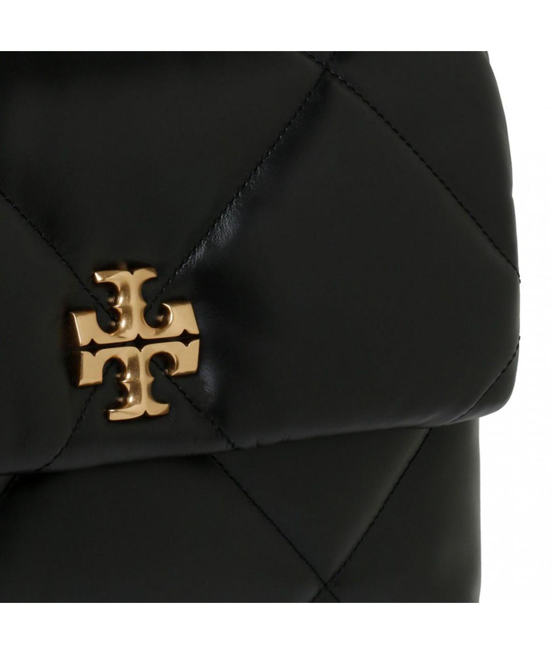 TORY BURCH Черная кожаная сумка через плечо, фото 4