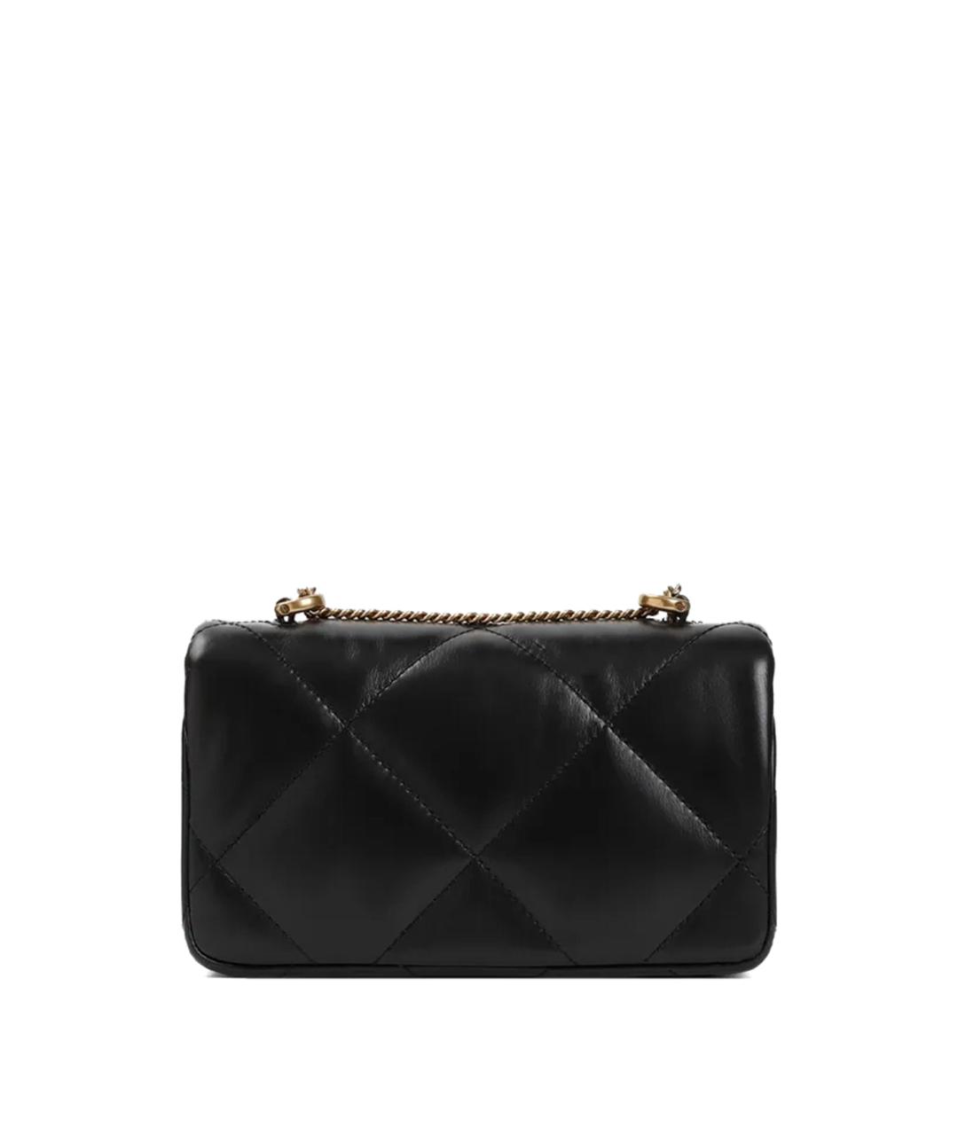 TORY BURCH Черная кожаная сумка через плечо, фото 2