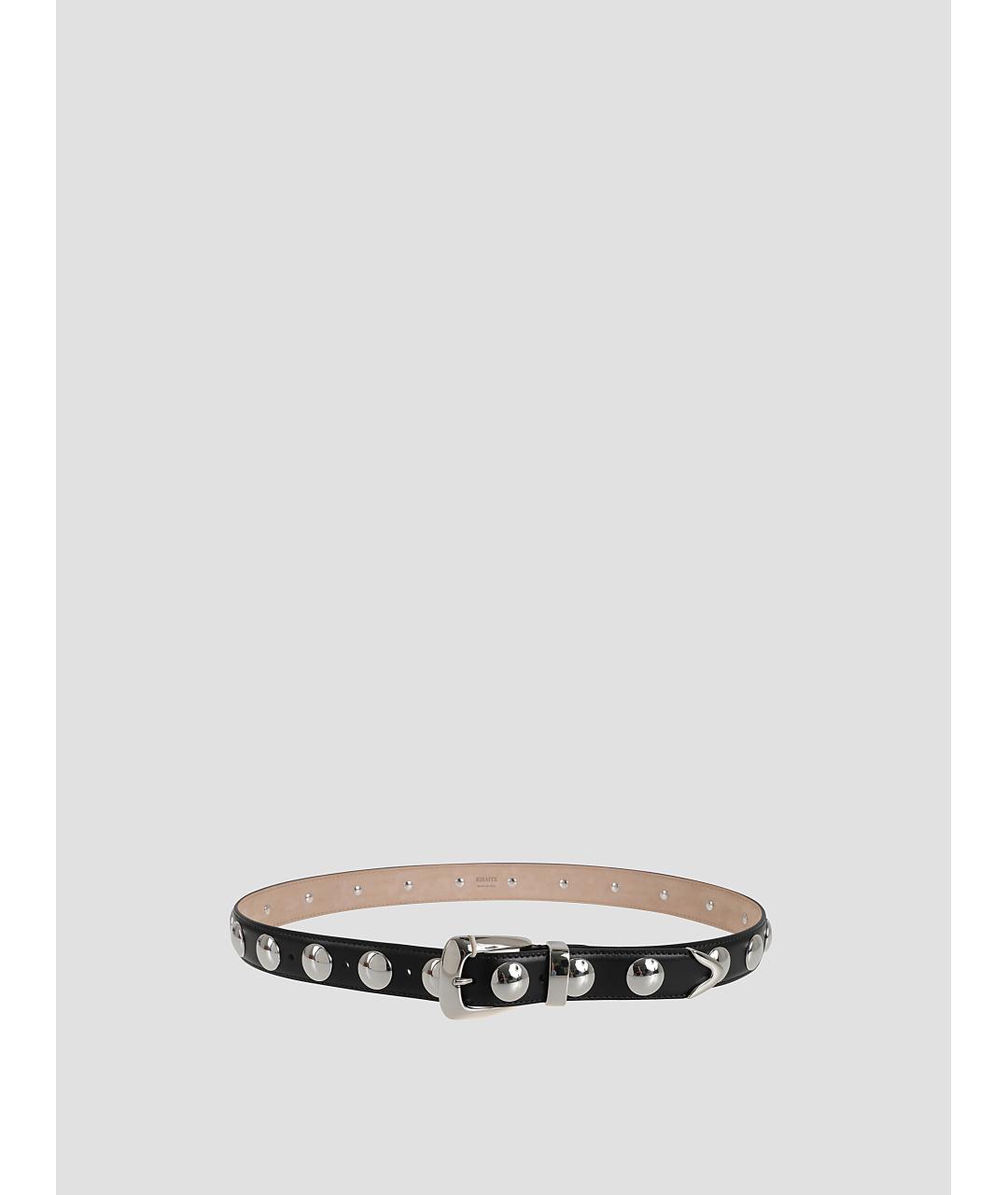 KHAITE Черный кожаный ремень, фото 3