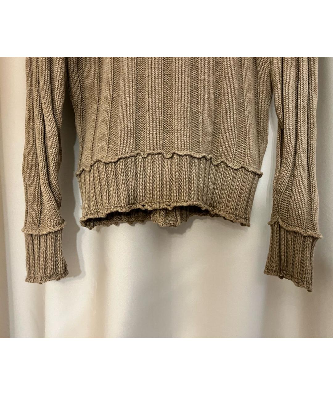 DOLCE&GABBANA Коричневый шерстяной кардиган, фото 6