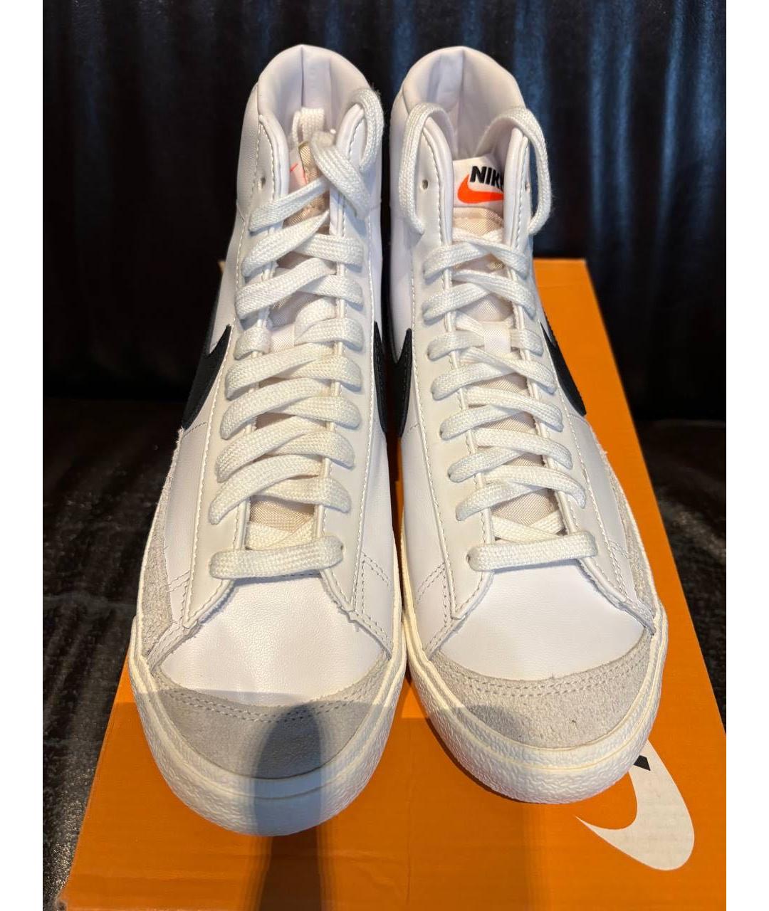 NIKE Белые кожаные кеды, фото 2