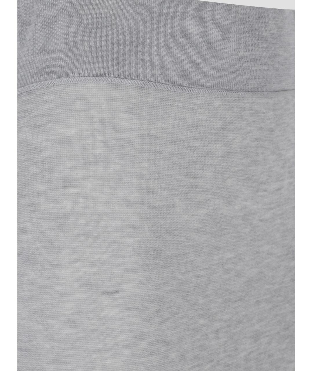 TOTEME Серая юбка миди, фото 3