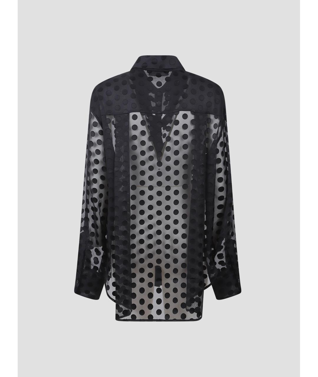 THE FRANKIE SHOP Черная вискозная рубашка, фото 2
