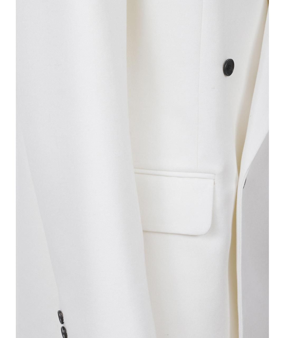THE FRANKIE SHOP Белый вискозный жакет/пиджак, фото 3