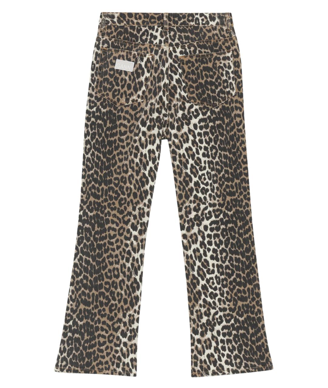 GANNI Мульти хлопковые джинсы клеш, фото 2