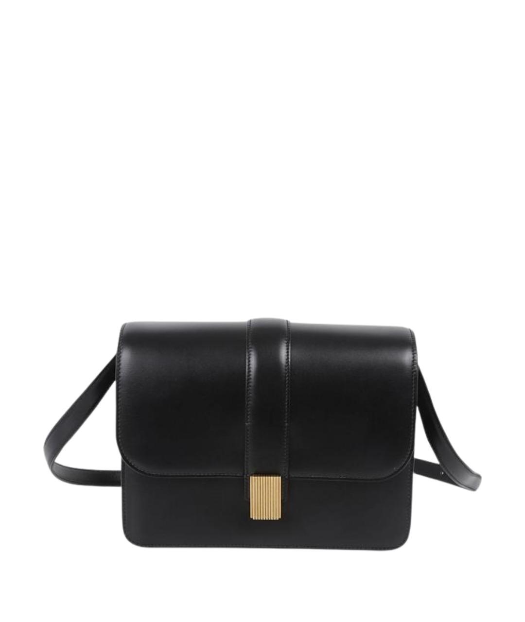 KHAITE Черная кожаная сумка через плечо, фото 1