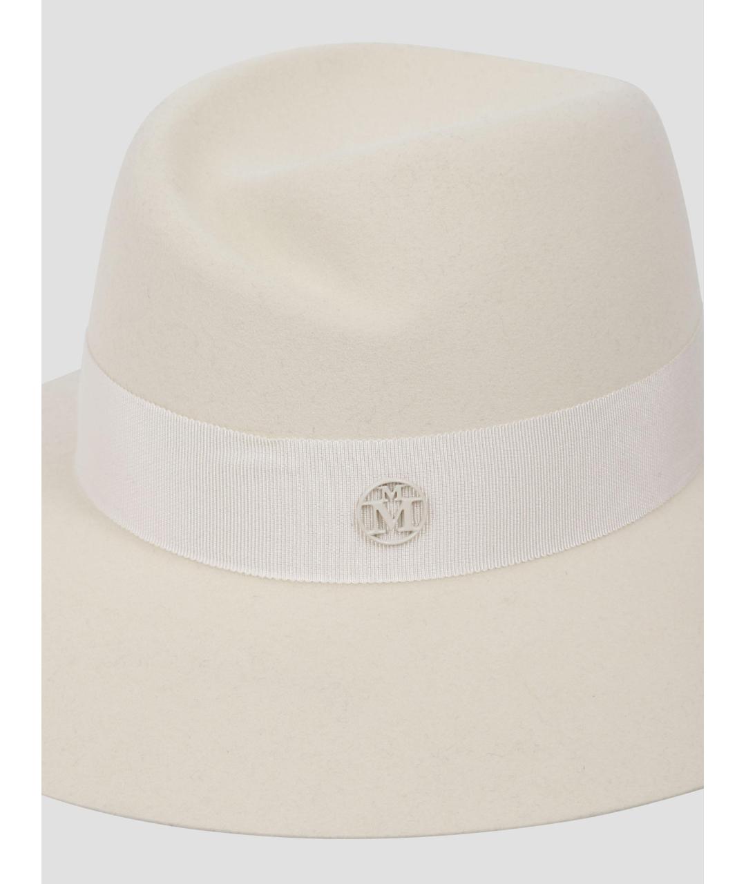 MAISON MICHEL Белая шляпа, фото 2