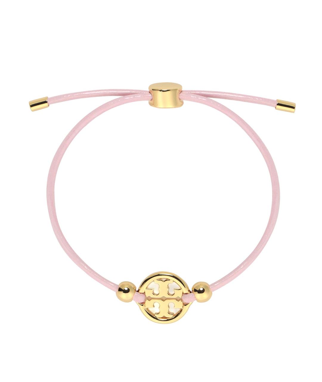 TORY BURCH Розовый кожаный браслет, фото 1