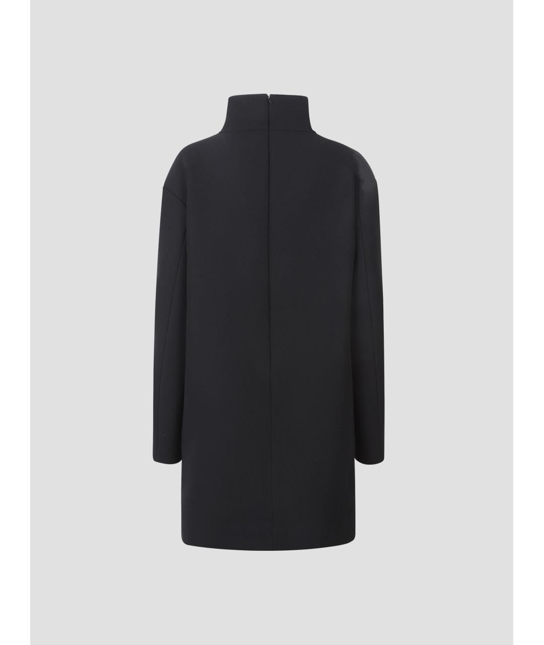 KHAITE Черное полиэстеровое платье, фото 2