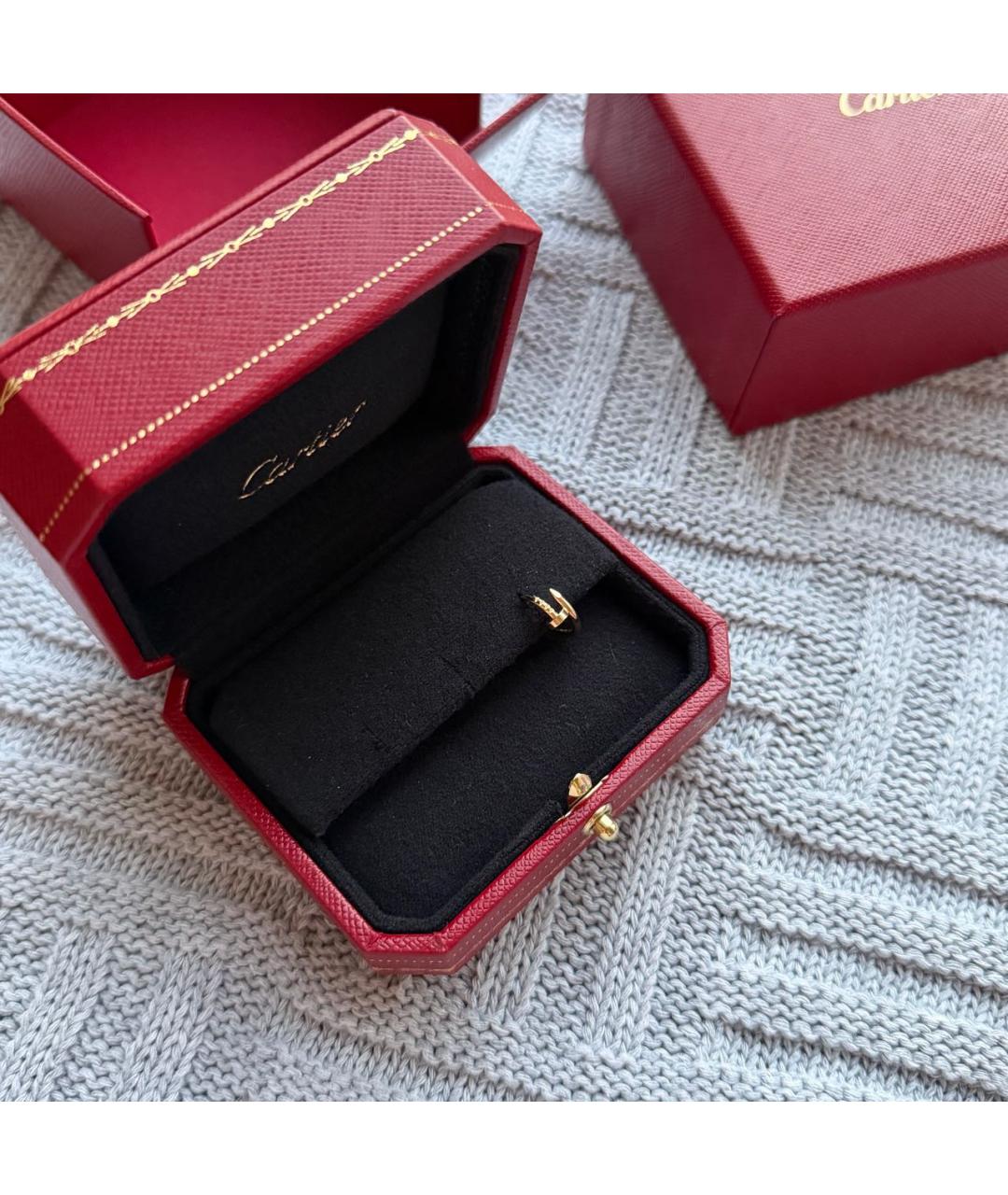 CARTIER Золотые серьги из желтого золота, фото 3