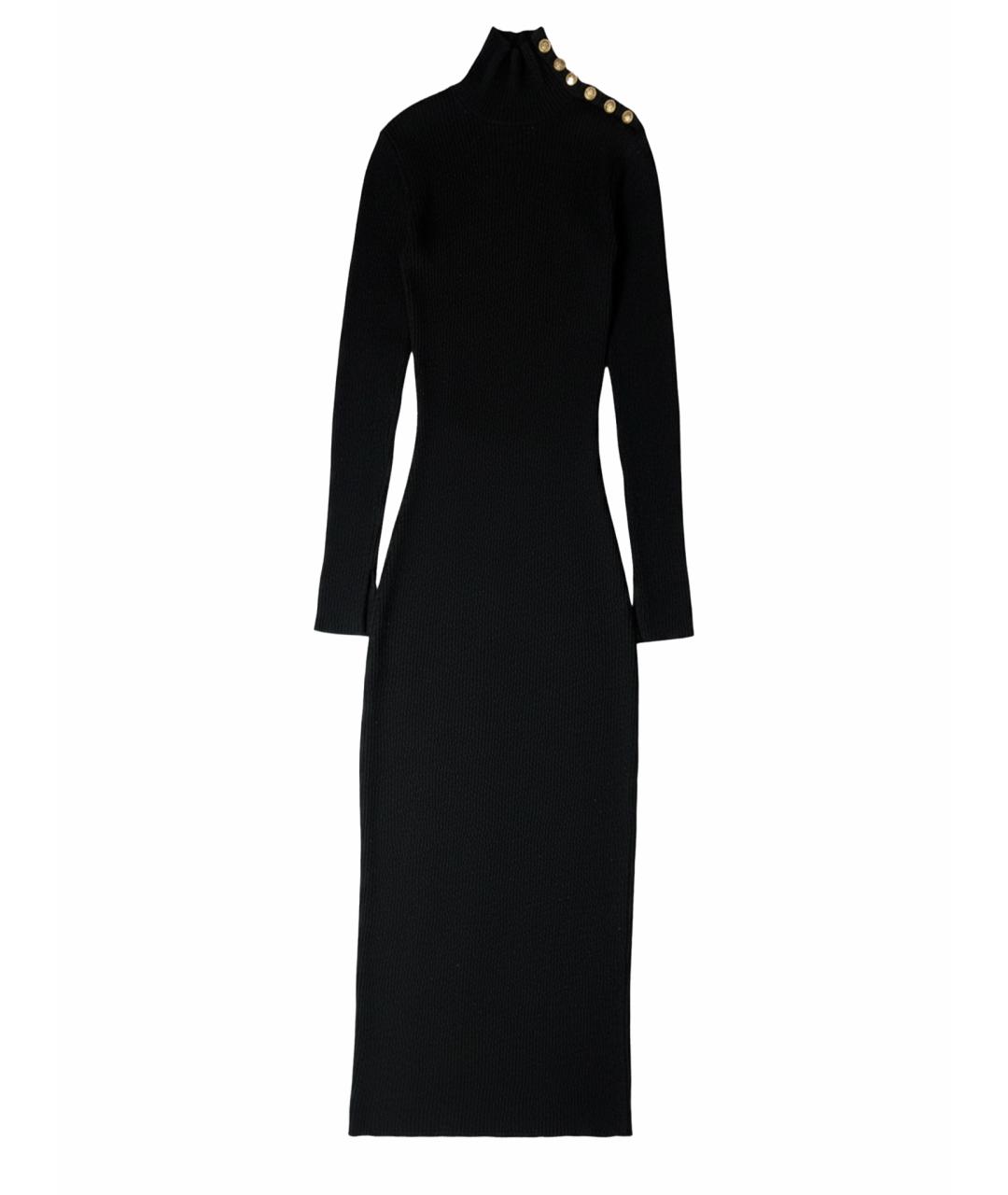 ZADIG & VOLTAIRE Черное хлопко-эластановое вечернее платье, фото 1