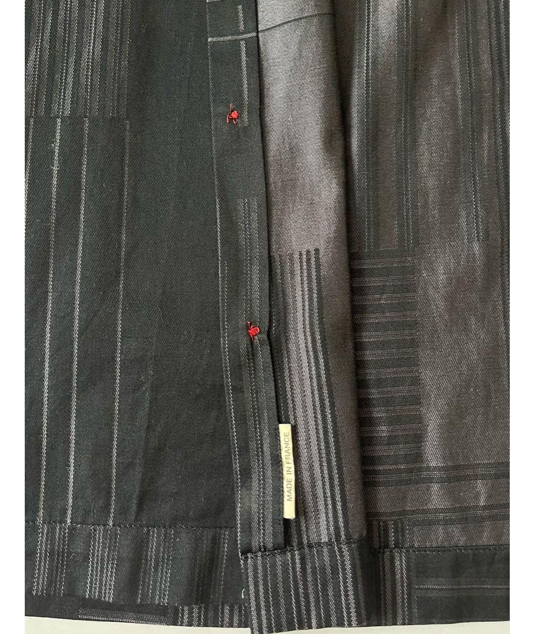 KENZO Черная хлопковая кэжуал рубашка, фото 7