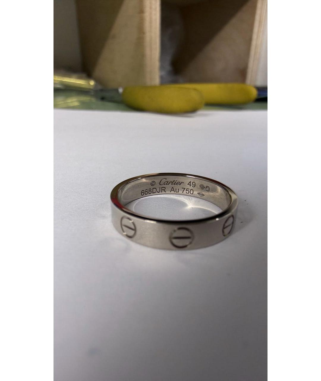 CARTIER Серебряное кольцо из белого золота, фото 3