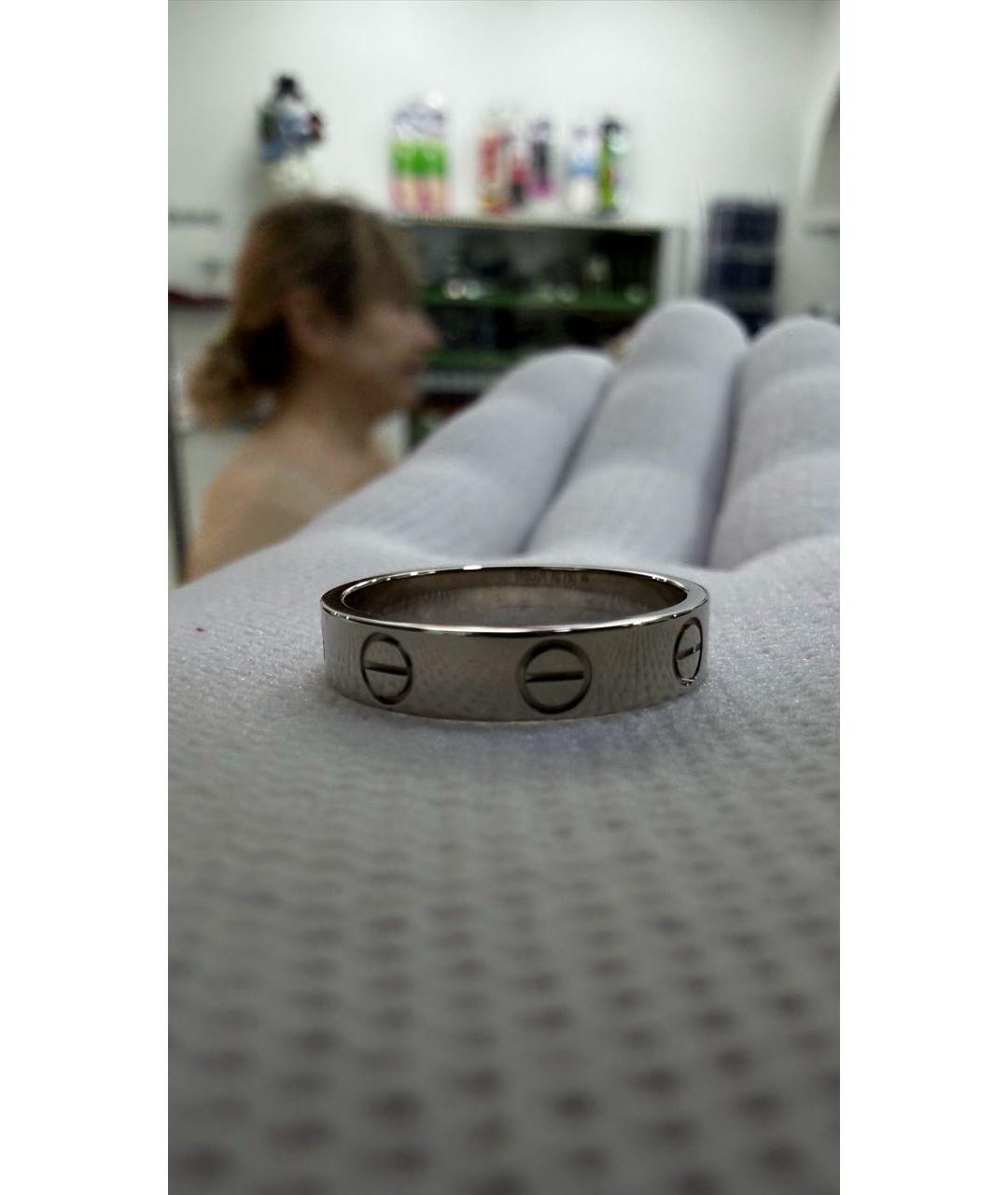 CARTIER Серебряное кольцо из белого золота, фото 7