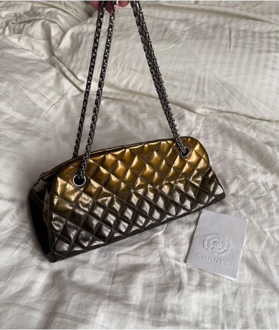 CHANEL Мульти сумка с короткими ручками из лакированной кожи, фото 2