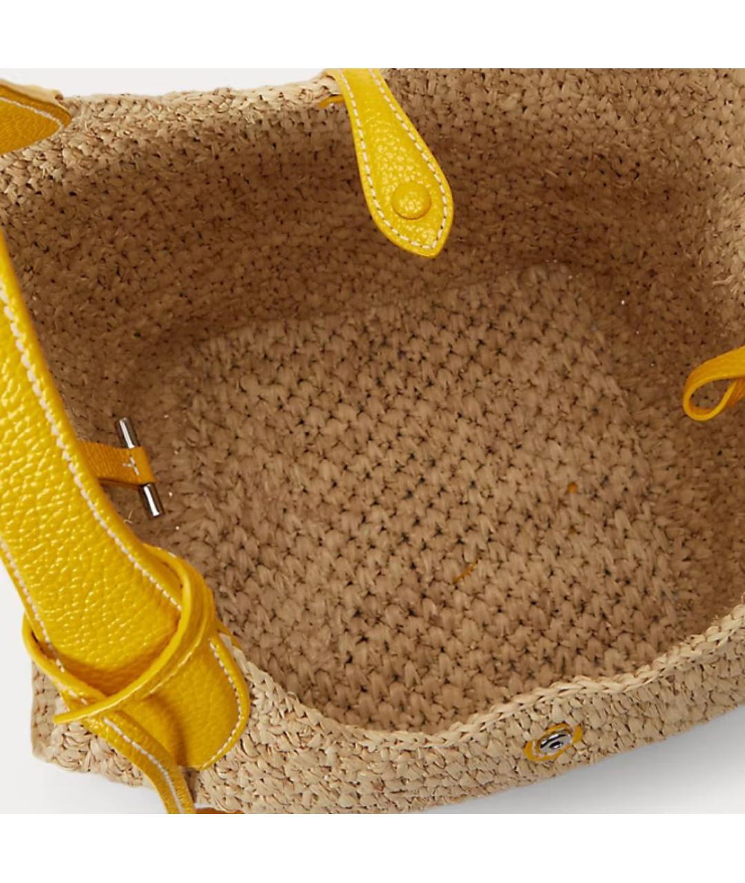 POLO RALPH LAUREN Бежевая сумка тоут, фото 4