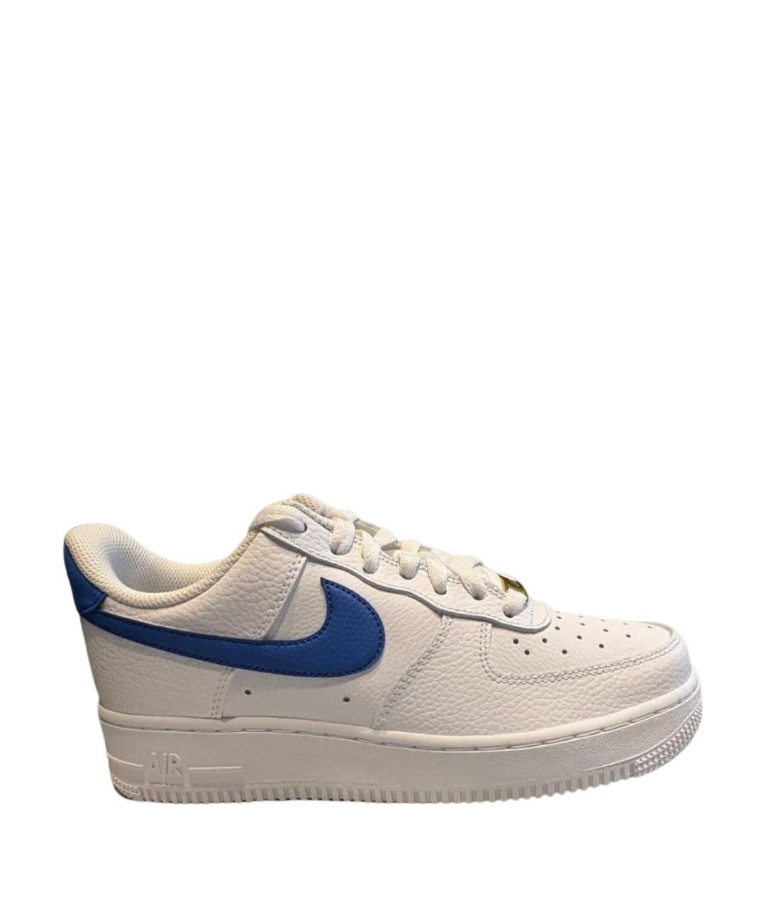 NIKE Белые кожаные кроссовки, фото 1