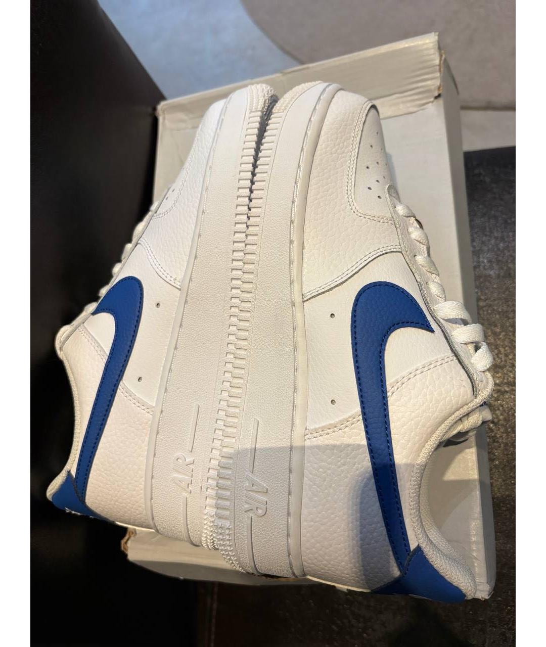 NIKE Белые кожаные кроссовки, фото 3