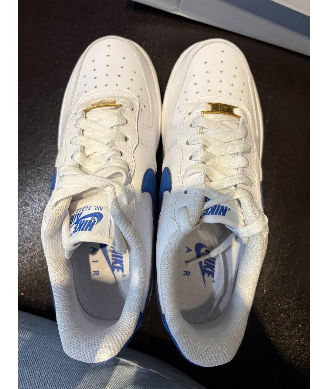 NIKE Белые кожаные кроссовки, фото 2