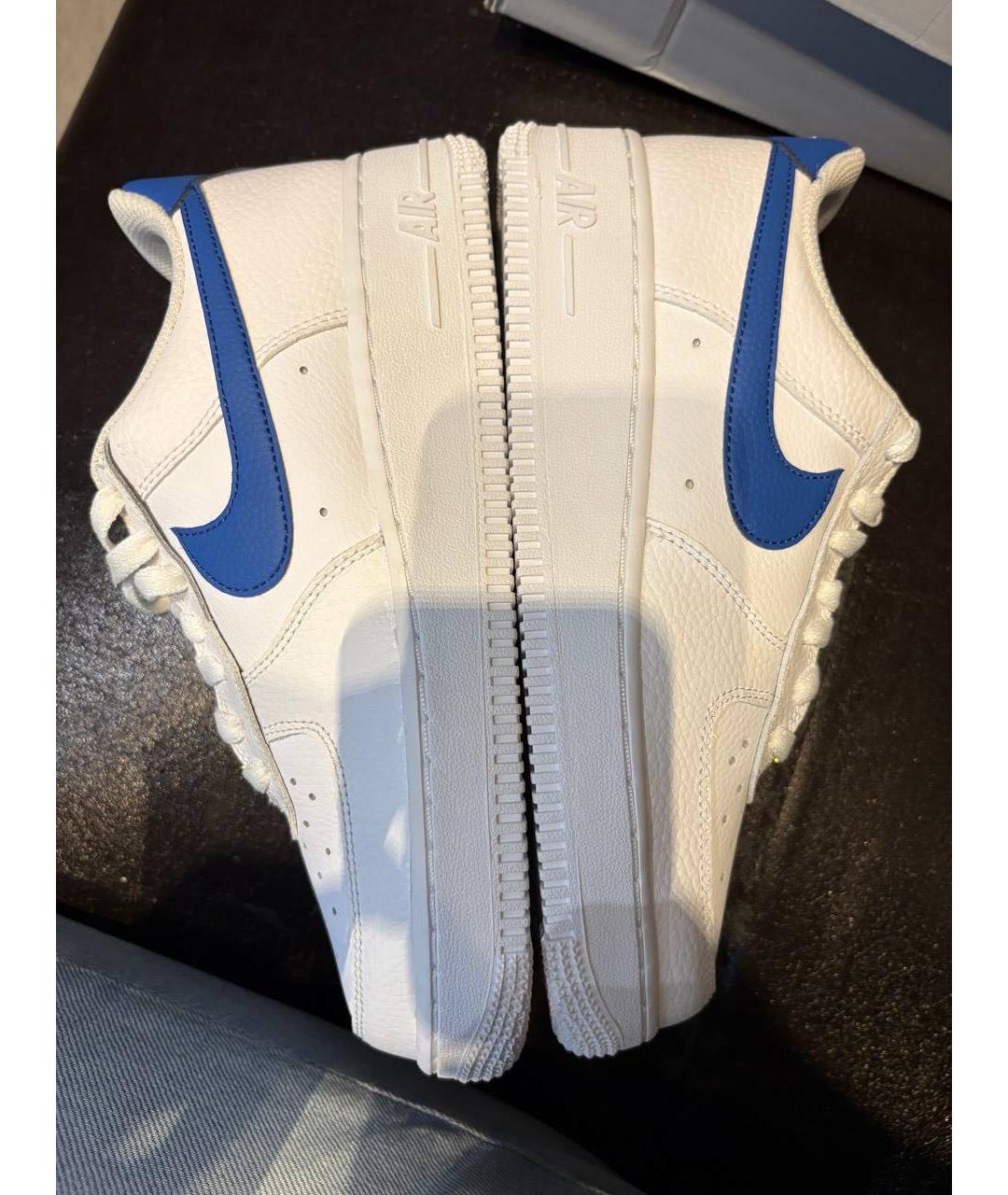 NIKE Белые кожаные кроссовки, фото 4