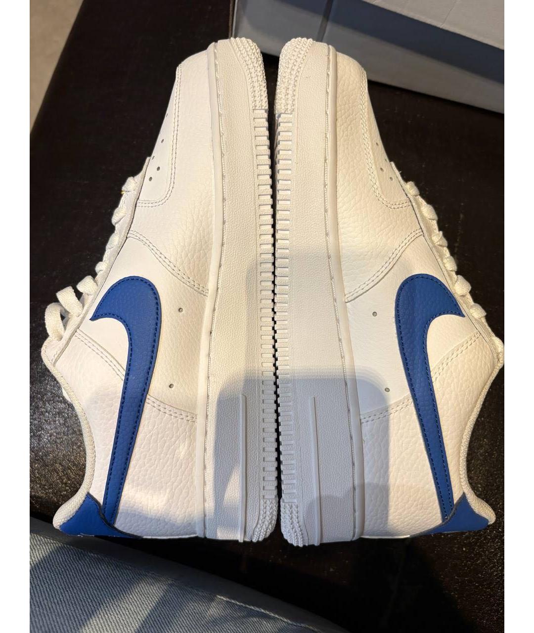 NIKE Белые кожаные кроссовки, фото 3