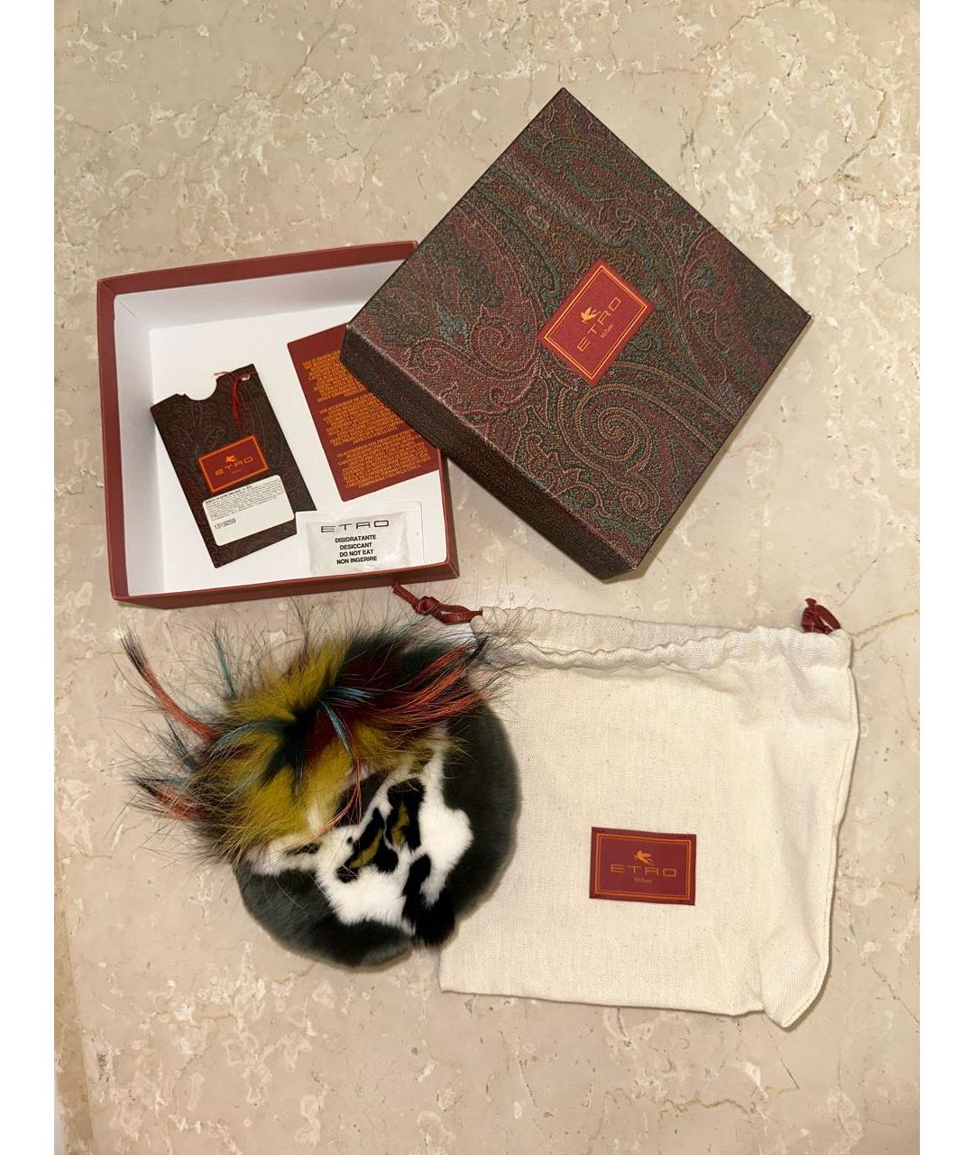 ETRO Мульти брелок, фото 4