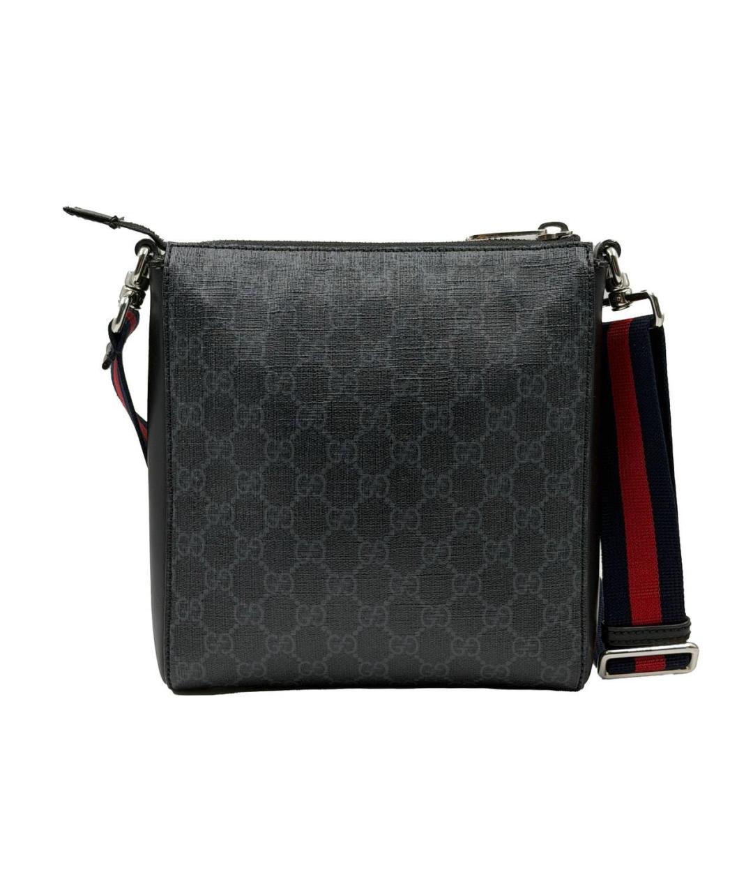 GUCCI Антрацитовая сумка на плечо, фото 3