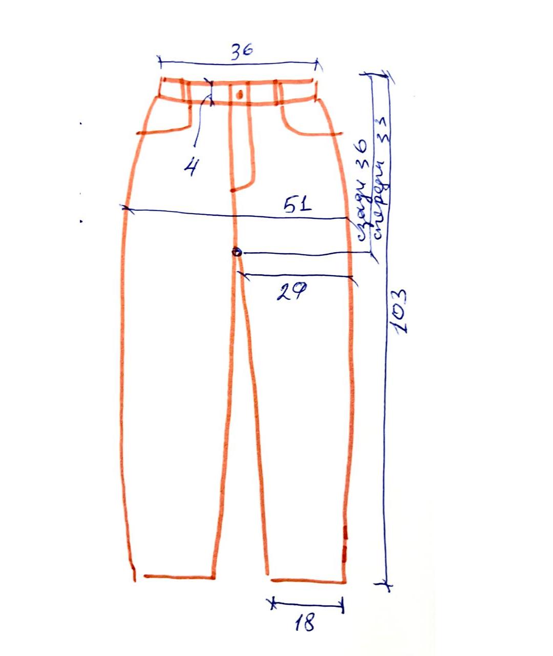 NANUSHKA Серые хлопковые прямые джинсы, фото 8