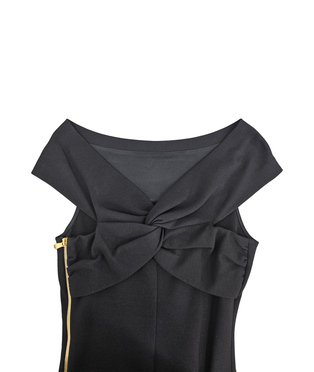 EMILIO PUCCI Черное вискозное вечернее платье, фото 4