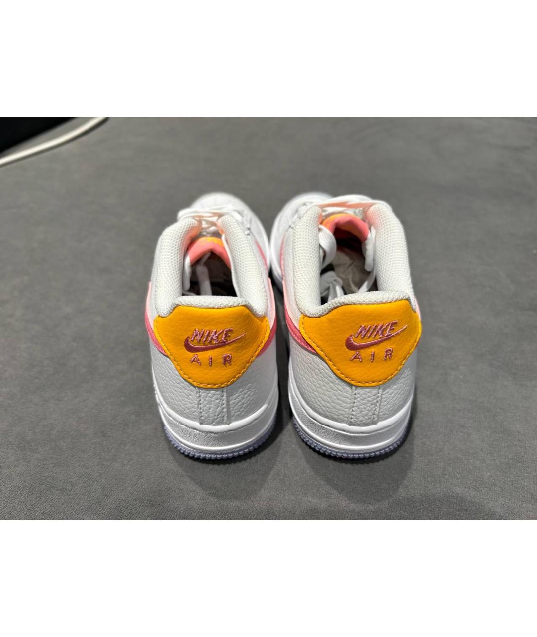 NIKE Белые кожаные кроссовки, фото 4