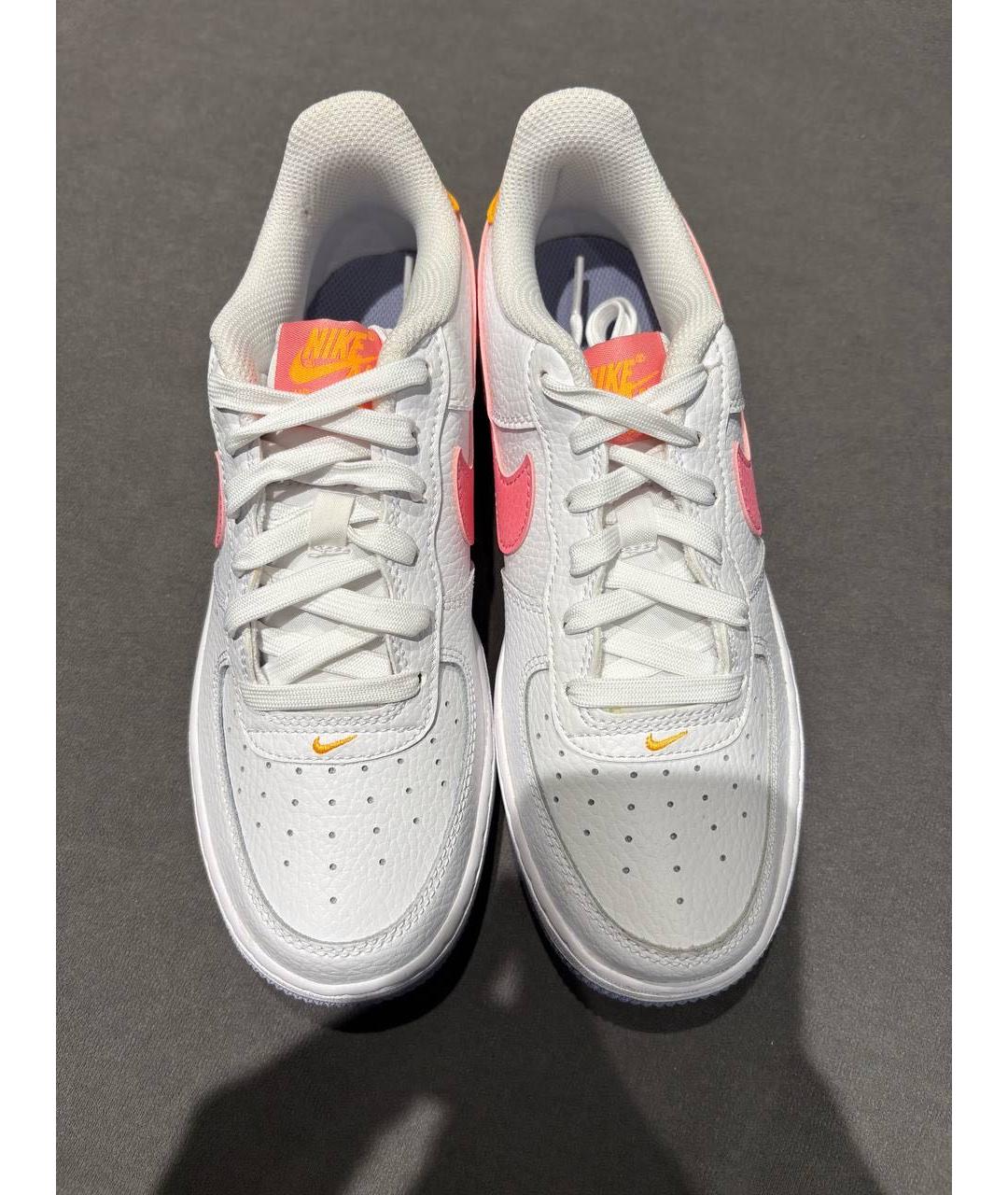 NIKE Белые кожаные кроссовки, фото 2