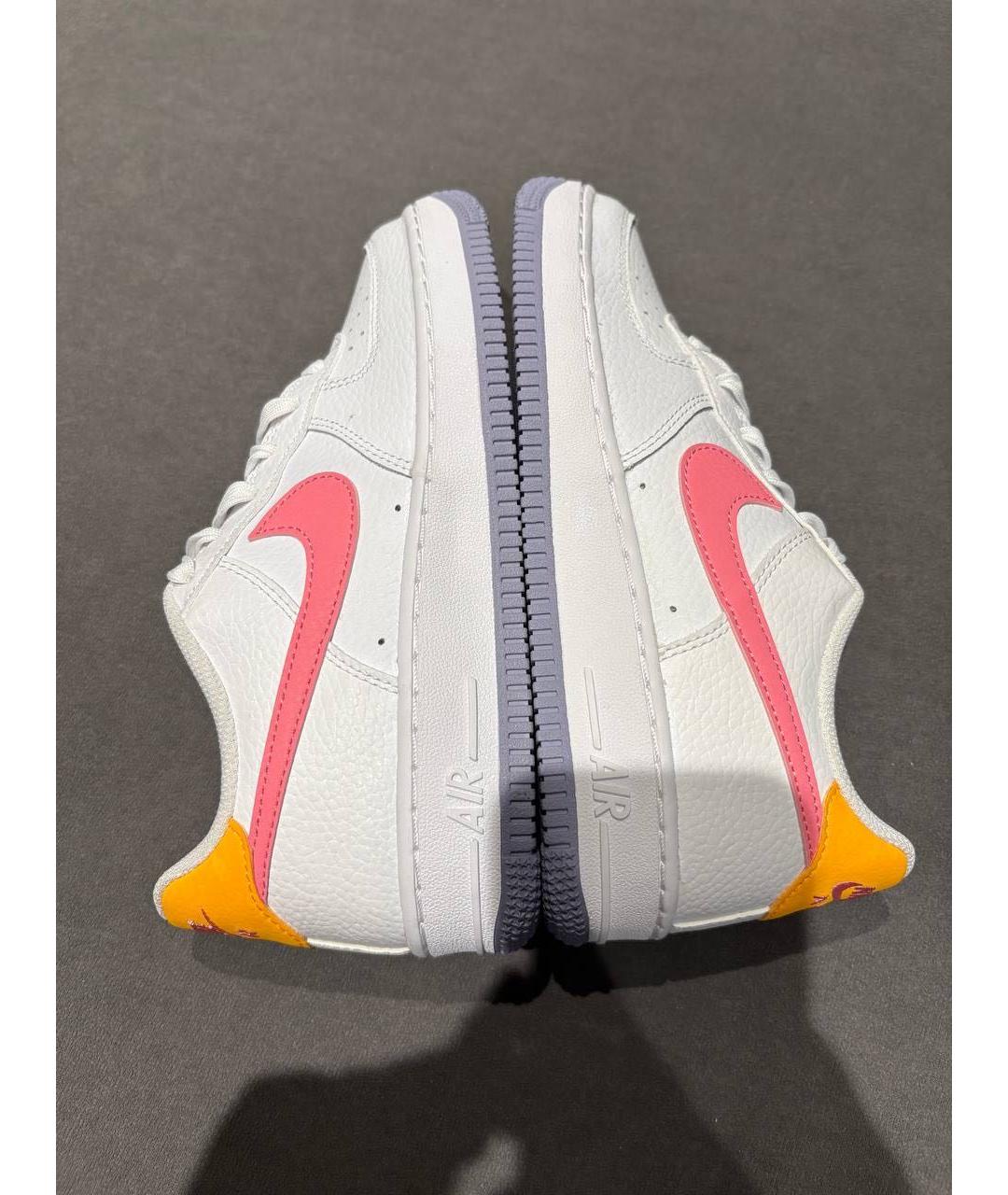 NIKE Белые кожаные кроссовки, фото 3