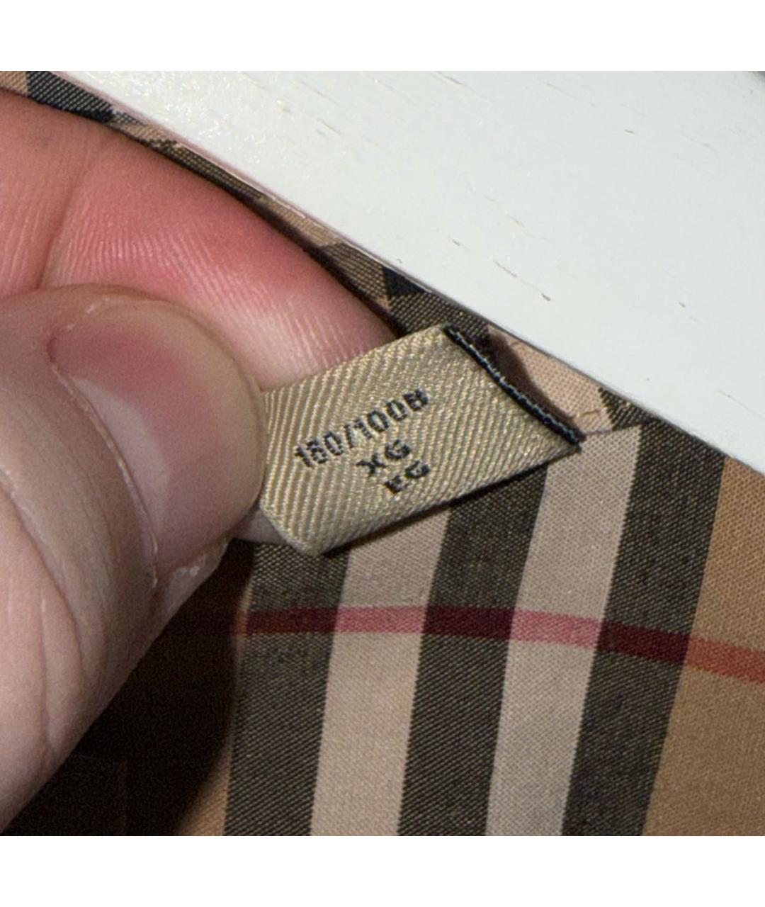 BURBERRY Мульти хлопковая кэжуал рубашка, фото 3