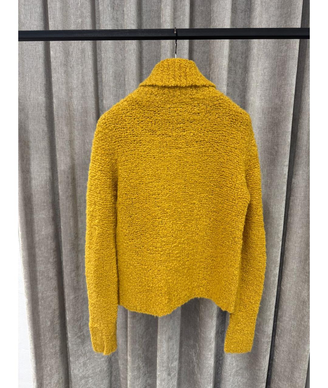 LORO PIANA Желтый кашемировый джемпер / свитер, фото 2